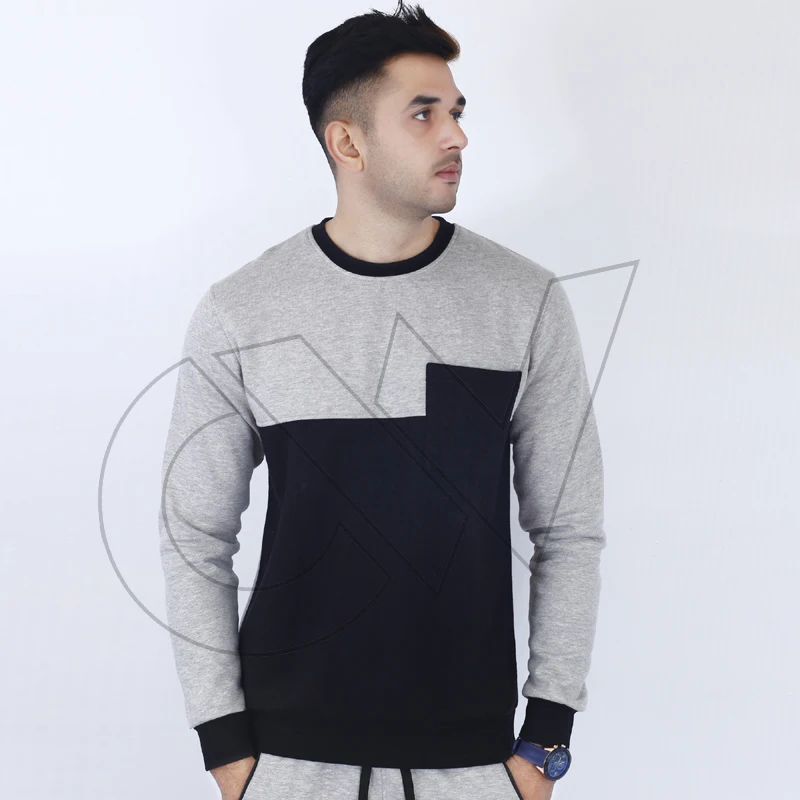 Premium Quality 2022 Men Crewneck Cotton Fleece Sweatshirts