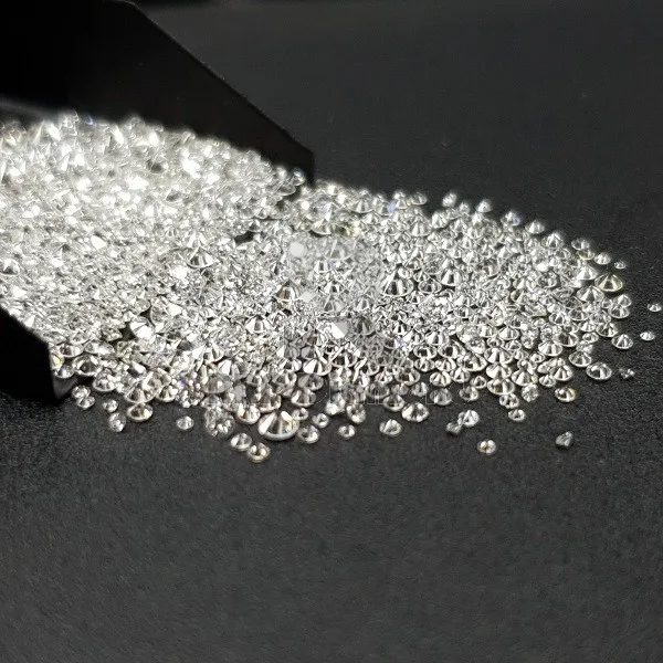 Real Natural D-E-F Color 1 mm I Clarity Loose Round Cut Diamond at wholesale price