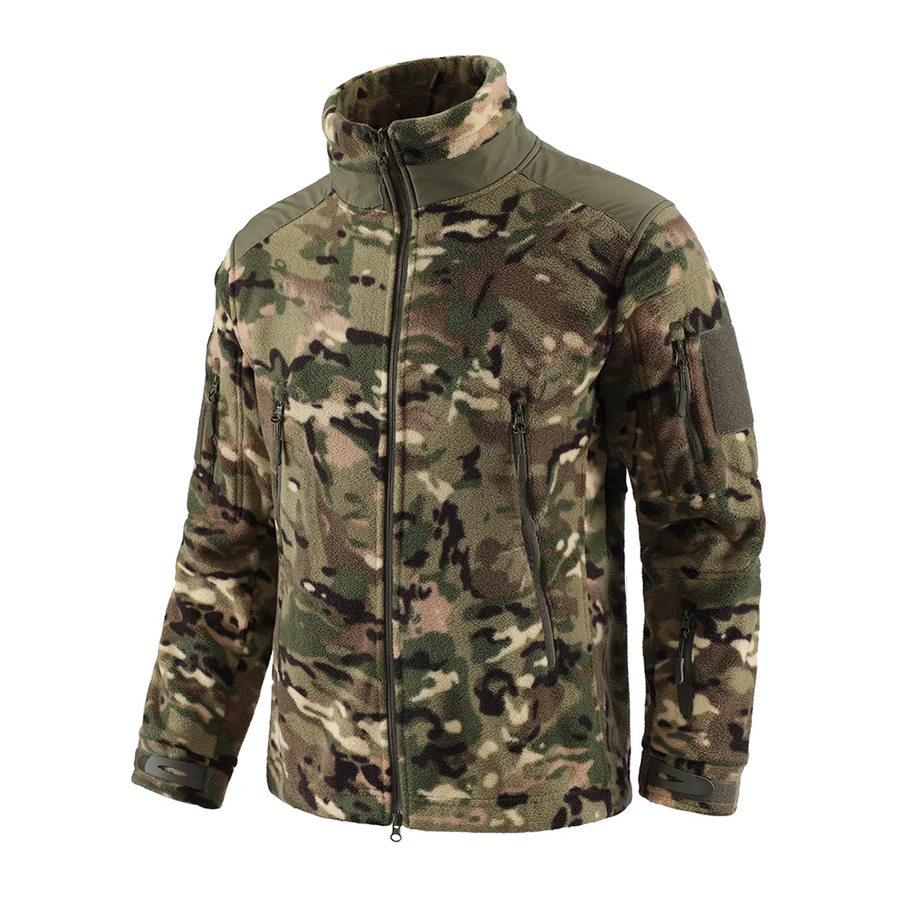 ESDY New Warm Tactical Clothing Men Winter Camouflage Hunting Tactical Fleece Jacket