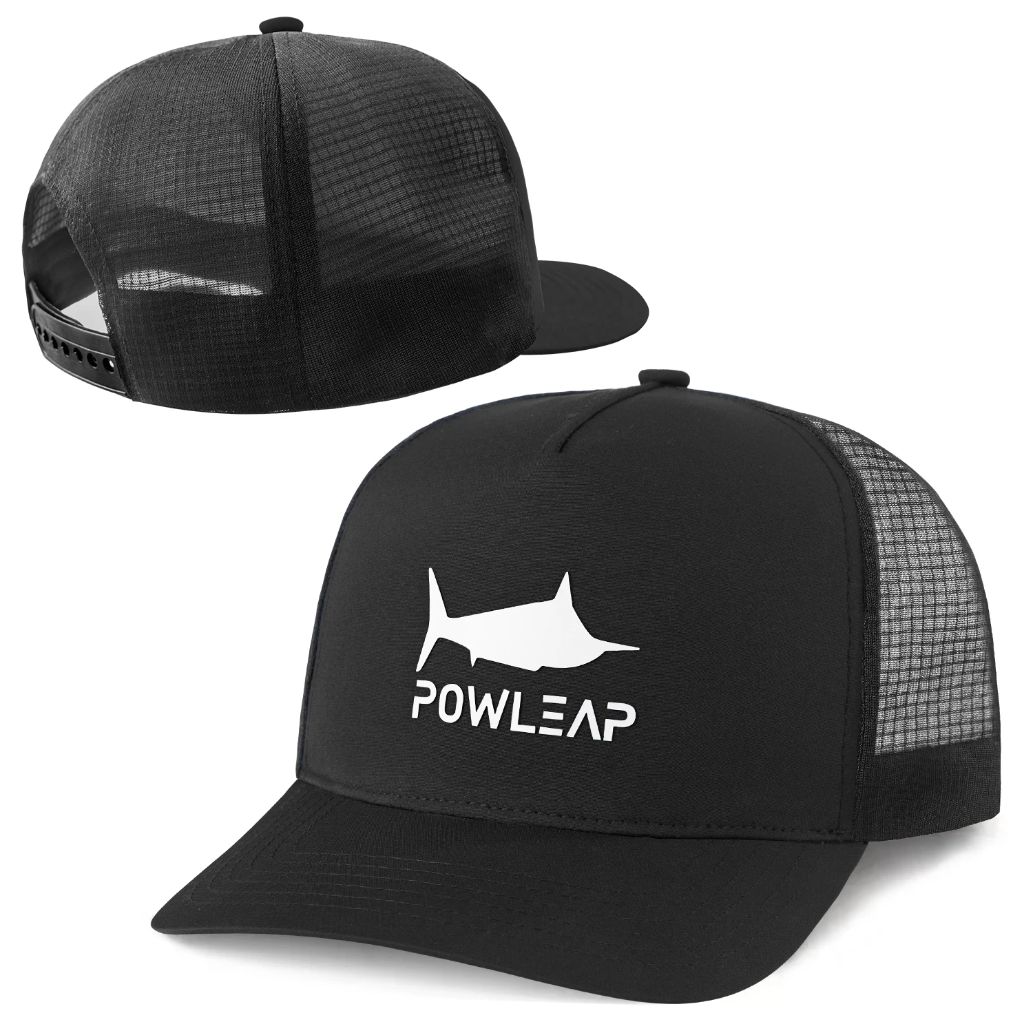 Custom Quality 3D Embroidery Logo 6 Panel Mesh Back Sports Cap Outdoor Trucket Hat Quick Dry Baseball Fishing Cap