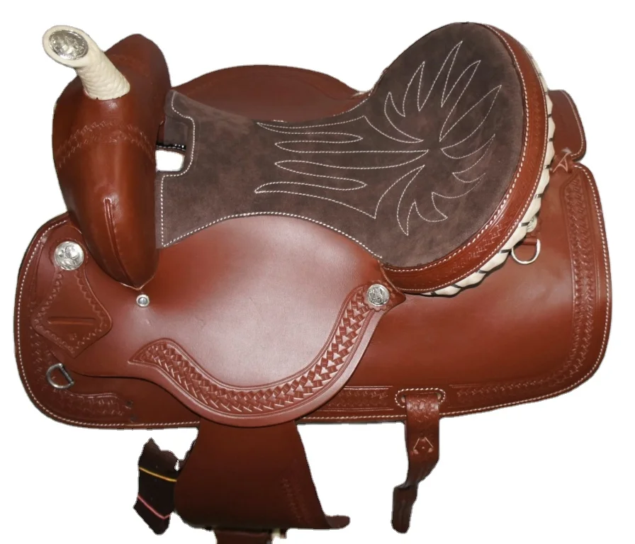 Best Quality OEM Selling DD Leather Western Leather Saddle Western Horse Saddle High Quality Wholesale and Bulk Horse Saddles