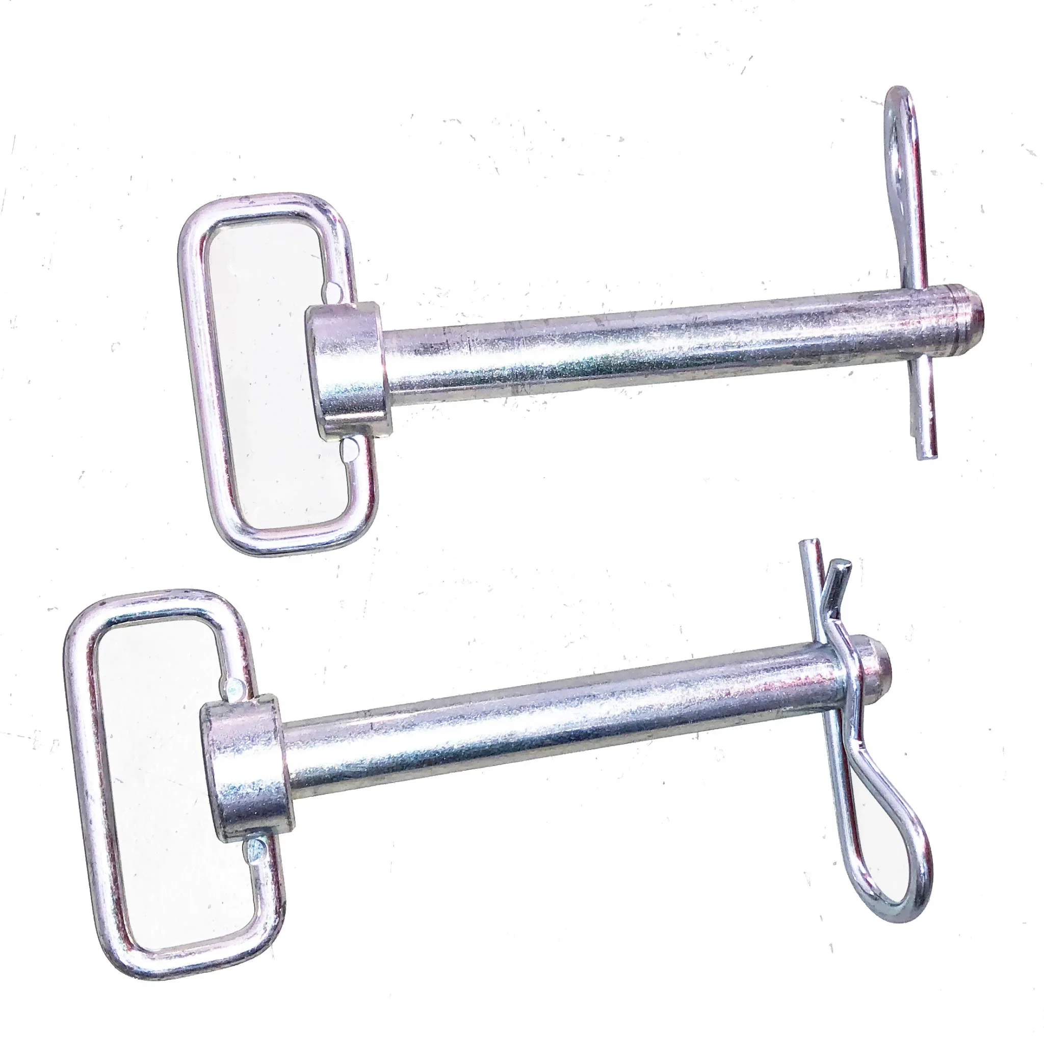 Super Selling Stainless Steel Safety Lock Hitch Pin with Double Chain for Securing Trailer Couplers from Indian Exporter