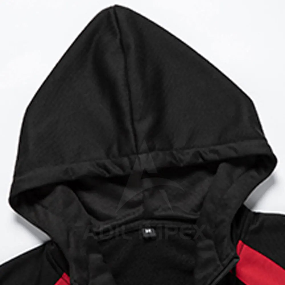 Red And Black Color Men Track Suit Low MOQ Winter Track Suit In Good Quality For Youth