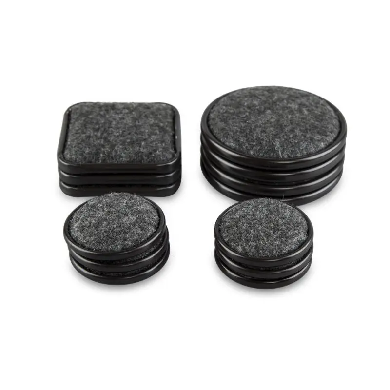 High Quality Custom Furniture Felt Pads Various Shapes Anti-Sliding Floor Cups Plastic Foot Protector with Rubber Cup