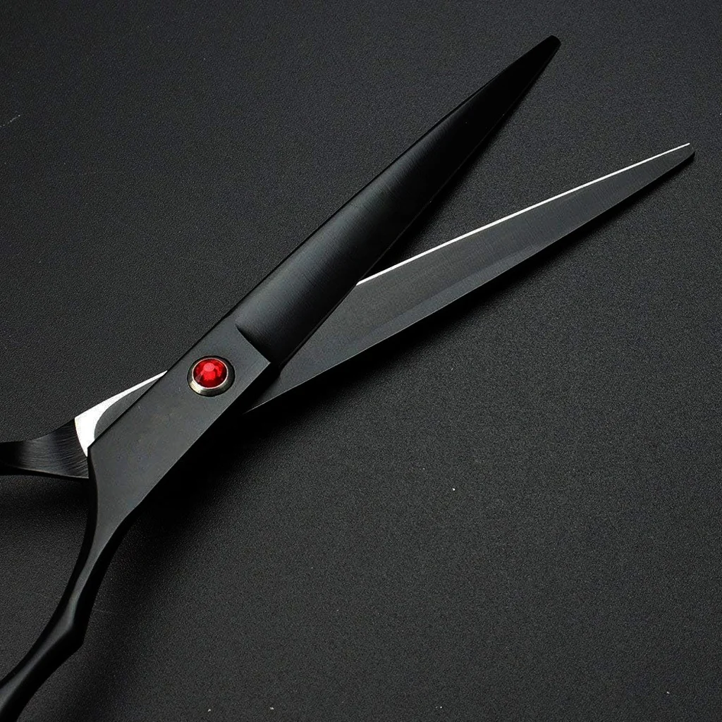 Top Selling Professional Hairdressing Scissors and Hair Style Cut Thinning Scissors Set High Quality Black Hair Cutting Shears