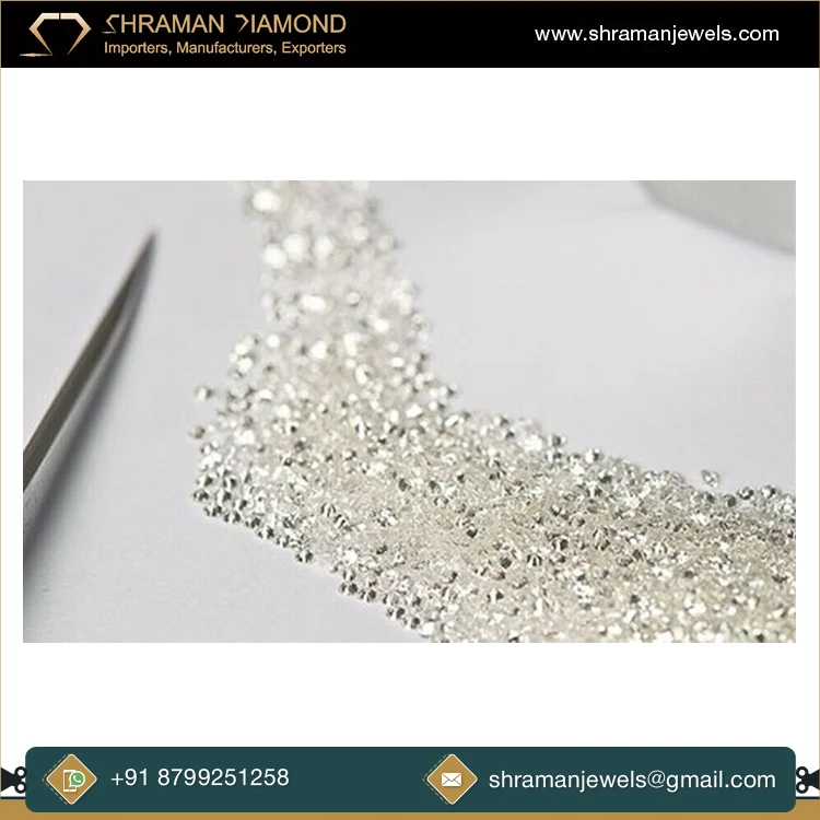 Excellent Quality H Color 1.00 TCW VS 1mm Natural Lab Grown Moissanite Loose Diamonds for Wedding Rings and Necklace Making