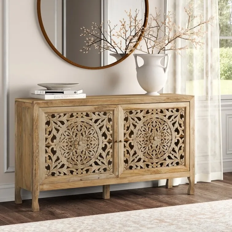 Josiah 60' Solid Wood Sideboard Home Decor Customized Best Quality Manufacturer Collection furniture