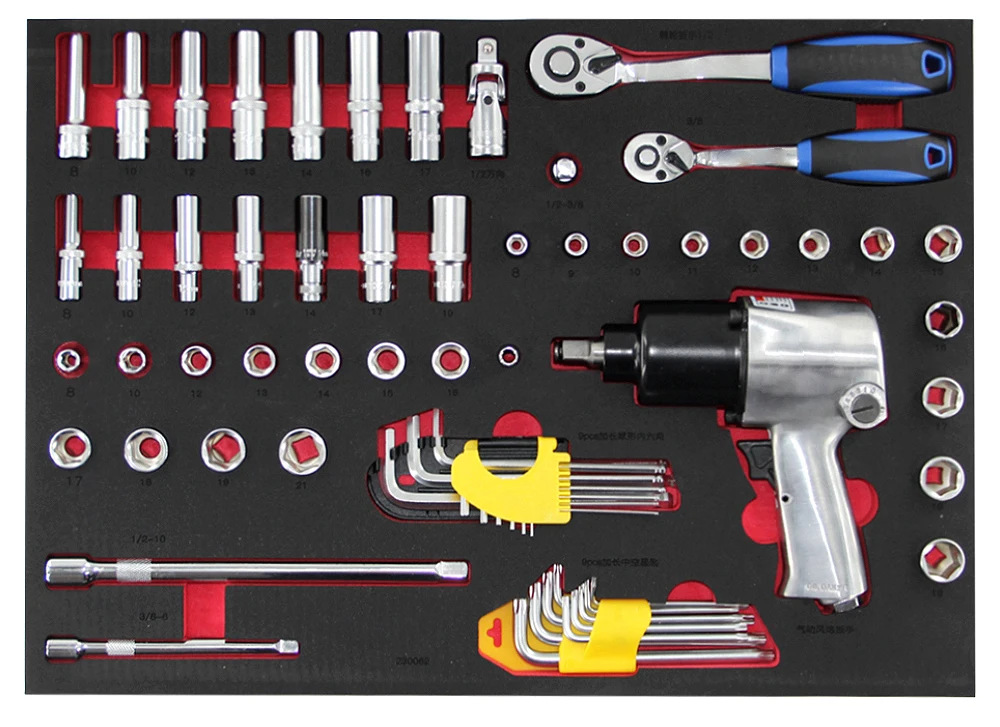 166pcs Insulation New Energy VDE Hand Tool Sets Screwdriver Wrench Open Socket Sheet Metal Tool Set For Ev Repair