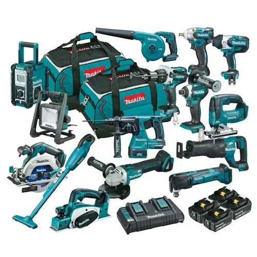 Powerful New Kits Makitas LXT1500 18-V Tools Set LXT Lithium-Ion 15Pcs Other Hydraulics Power Cordless Drill