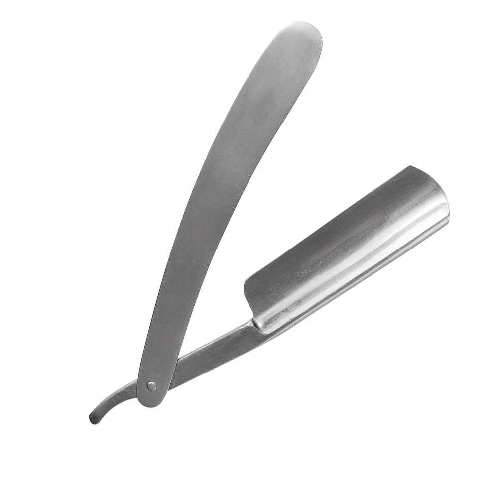Stainless Steel Straight Edge Cut Throat Razors Barber Barber Straight Shaving Razor Personal Care Barber Supplies