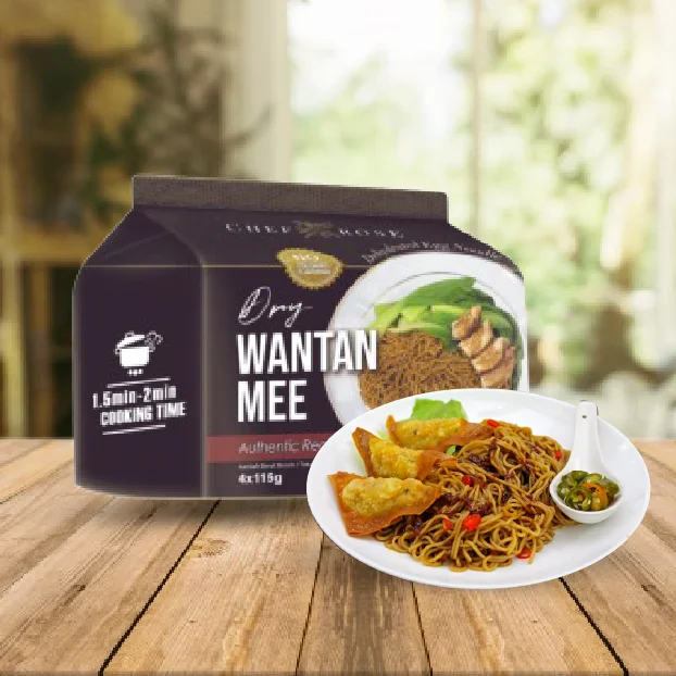 New Arrival New Brand Instant Noodles Dry Wantan Mee Flavour Malaysia No.1 Wantan Noodle