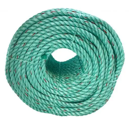 Wholesale UV Resistant Polypropylene Twisted PP Packing Rope 3/4 Strand Fishing Marine Mooring Rope