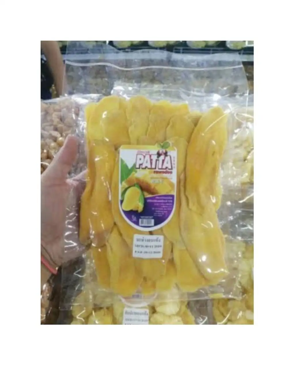 Thai Dried Mango Fruit Low Sugar  Wholesale Dried Fruit  8 Kg. per Carton