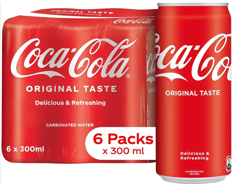 Coca Cola 330ml X 24 Pcs Original Taste Carbonated Drink Halal Beverage Sparkling Fresh