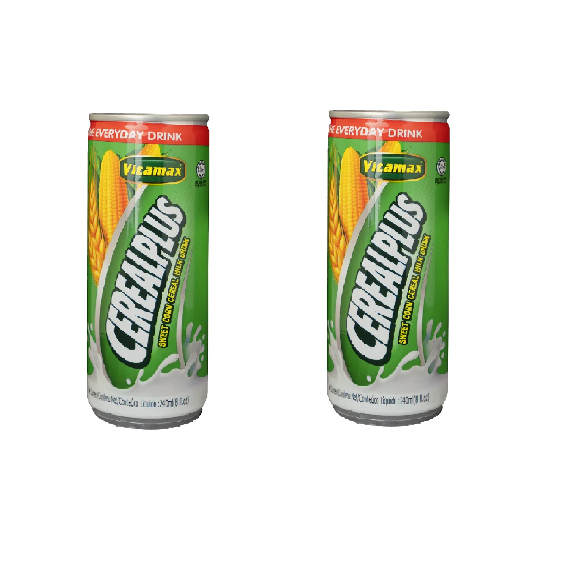 Ready To Drink Mixed Flavoured OEM Energize Dessert Milk Grain Bulk Vitamax Cereal Plus Sweet Corns 240ml x 24c