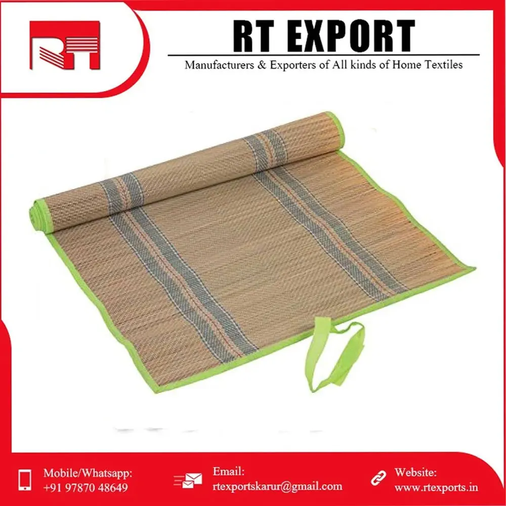 Best Quality Customized Design Camping Outdoor Sublimation Large Straw Mat at Wholesale Price