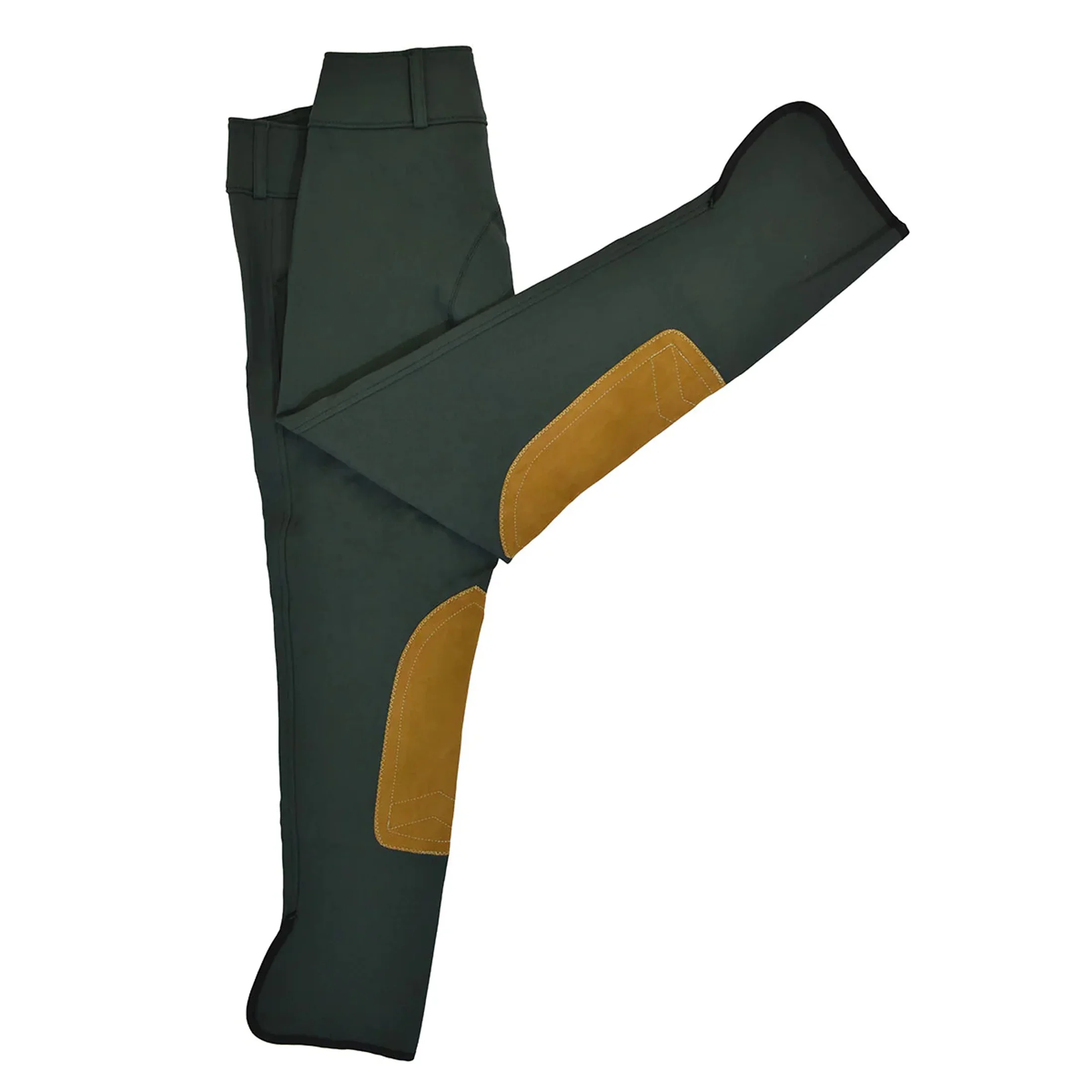 Indian Manufacturer Equestrian Clothing Pants Kids Breeches for Horse Riding Leather Knee Patch Junior Rider by Horsekraft