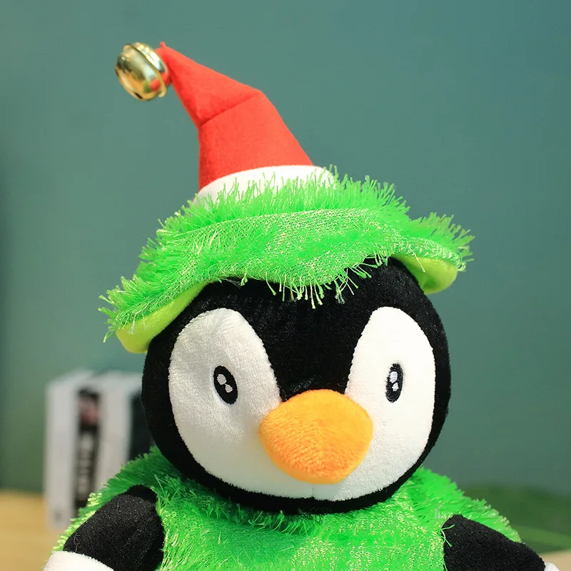 Factory 13*35 cm Cute Dancing Singing Talking Recording Christmas Tree Plush Doll Stuffed Electrical Toys