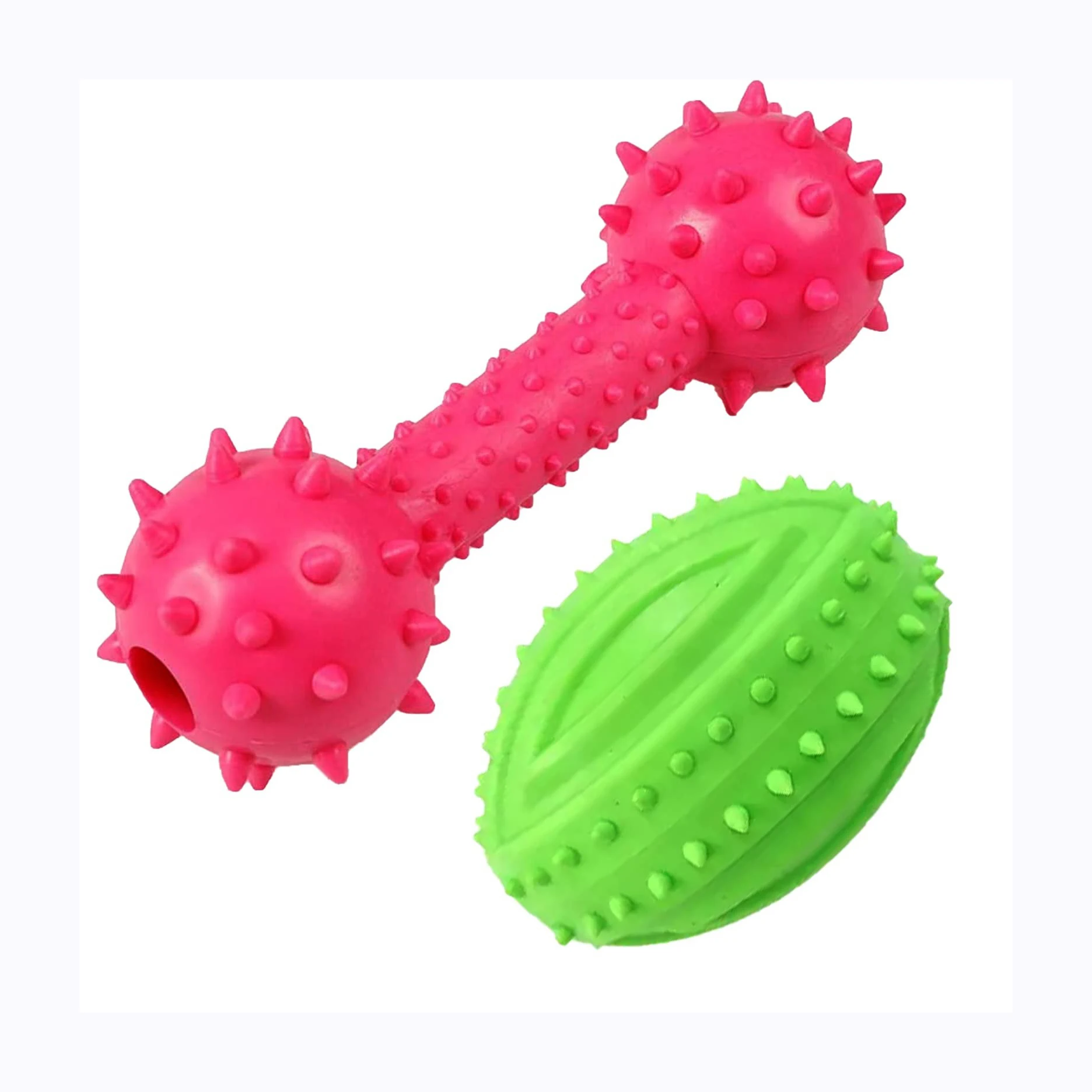 Dog Toys Ball Nontoxic Bite Resistant Teething Toys Balls for Small/Medium/Large Dog and Puppy Cat Dog Pet chew toys