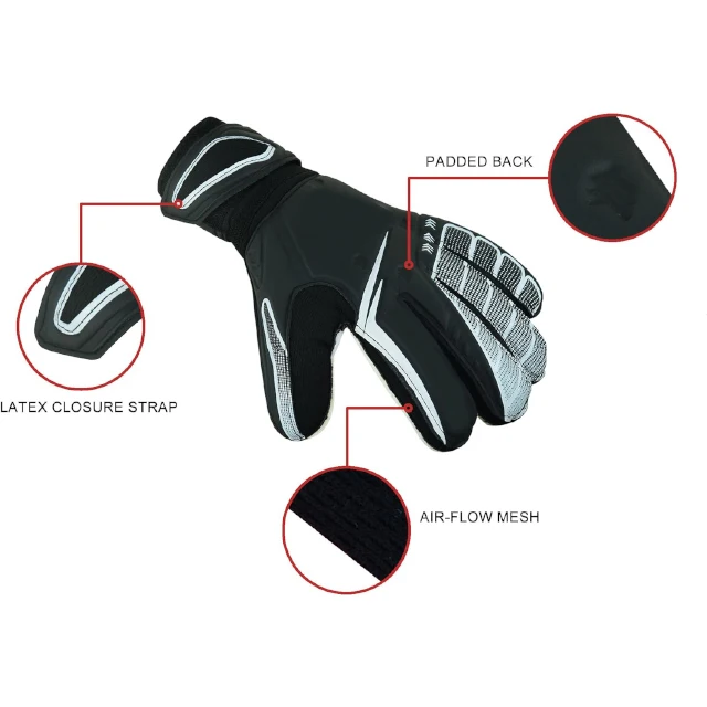 Customize Cheap Goalkeeper Gloves German Latex Hand Protection Extra Grip Made In Pakistan Goalkeeper Gloves