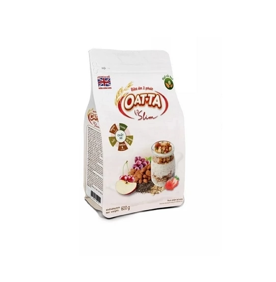 Vietnam Brand Grain Product Healthy OATTA Slim Granola with Chia seeds Fresh Nutritious Style Wholesale