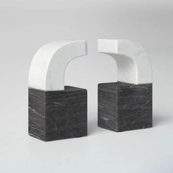 Home Decorative Customized Shape Onyx Bookends In Cheap Price 2023 New Style Onyx Marble Bookends For Sale