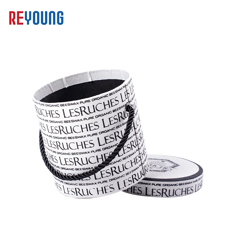 Custom Large Paper Round Gift Womens Round Hat Box Elegant Black And White Round Shape Velvet Lid Hat Box For Flowers