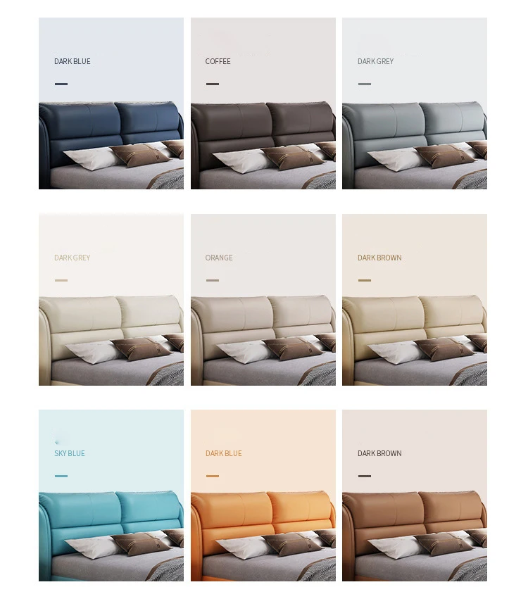 Modern Nordic Princess Bedroom Multi-color Optional Comfortable Practical Bedroom Antique White Distressed Bedroom Furniture