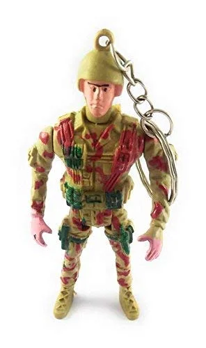 China supplier toys manufacturing moulds soldier man Action Figure keychains  Plastic military toys