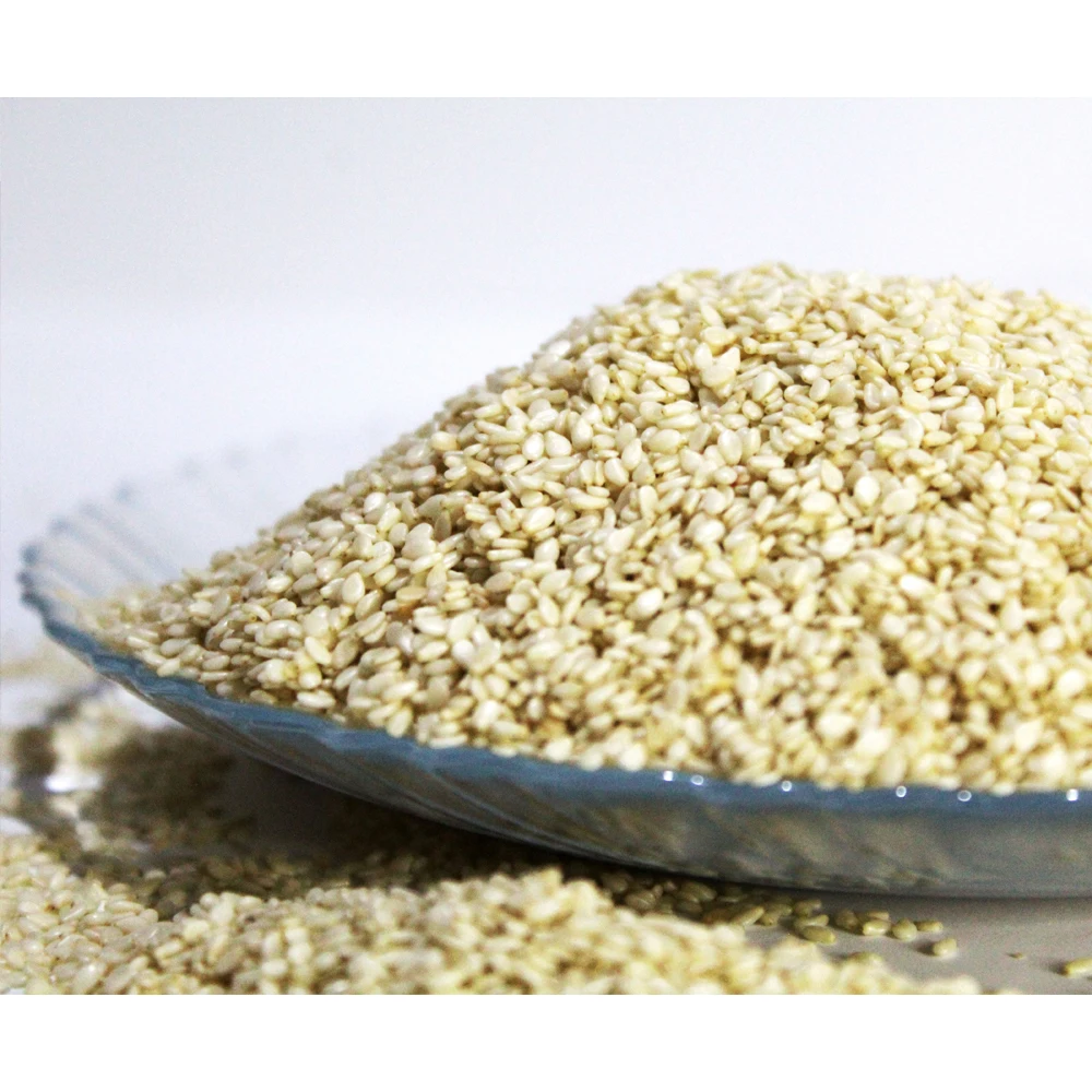 Natural Good Taste White Sesame Seeds Roasted High Content Of Vegetable Fiber Wholesale by Foodies (PVT.) Limited