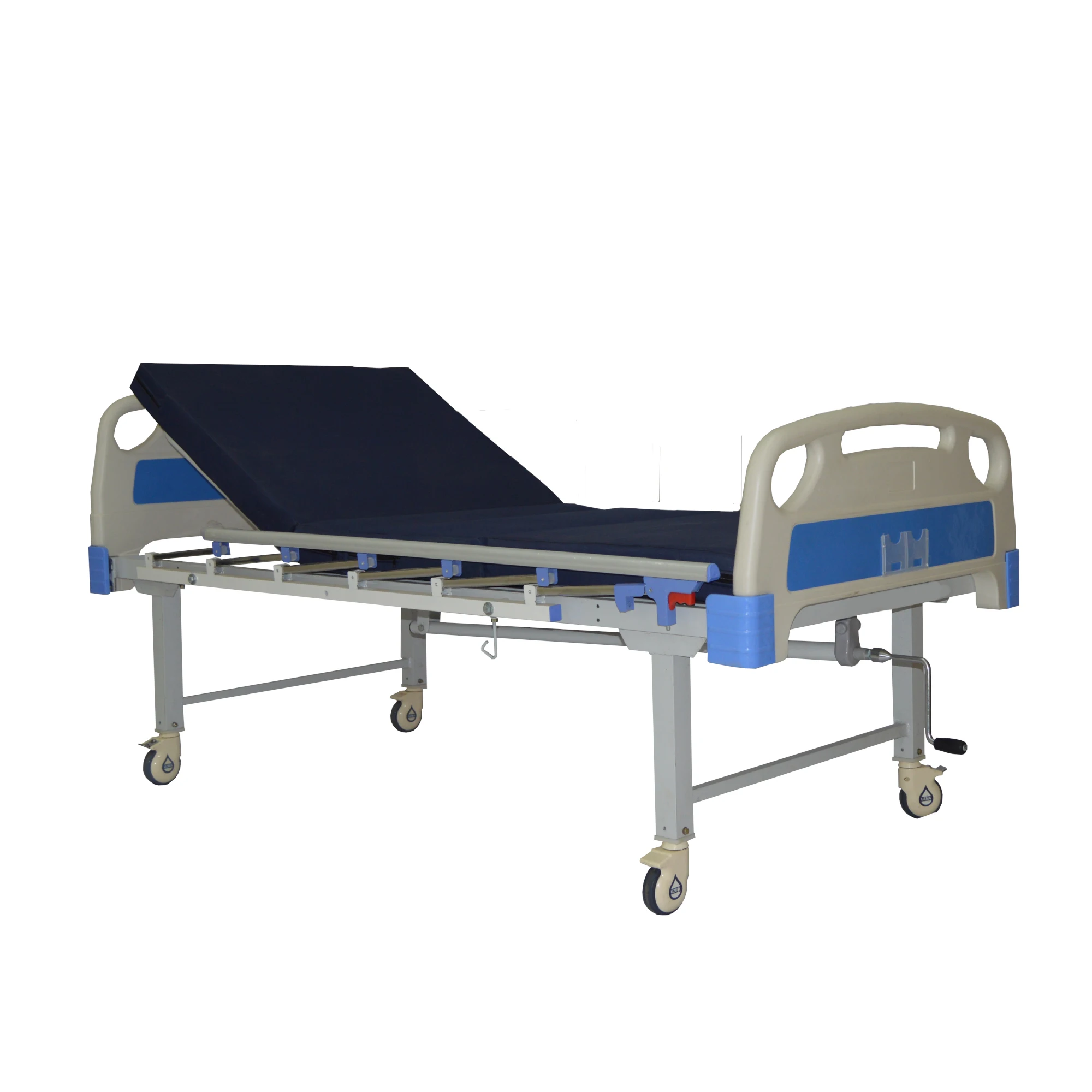 Hospital Patient Bed Manual Patient Bed Manual Adjustable two section Hospital bed for 1 crank patient cot