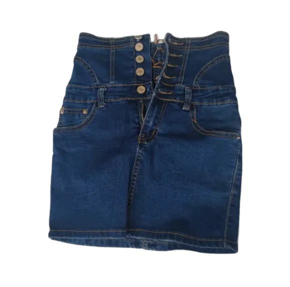 Новинка модный осенний сексуальный женский укороченный пиджак мини-юбка комплект из джинсовой ткани синего цвета Женский двух предметов с юбкой