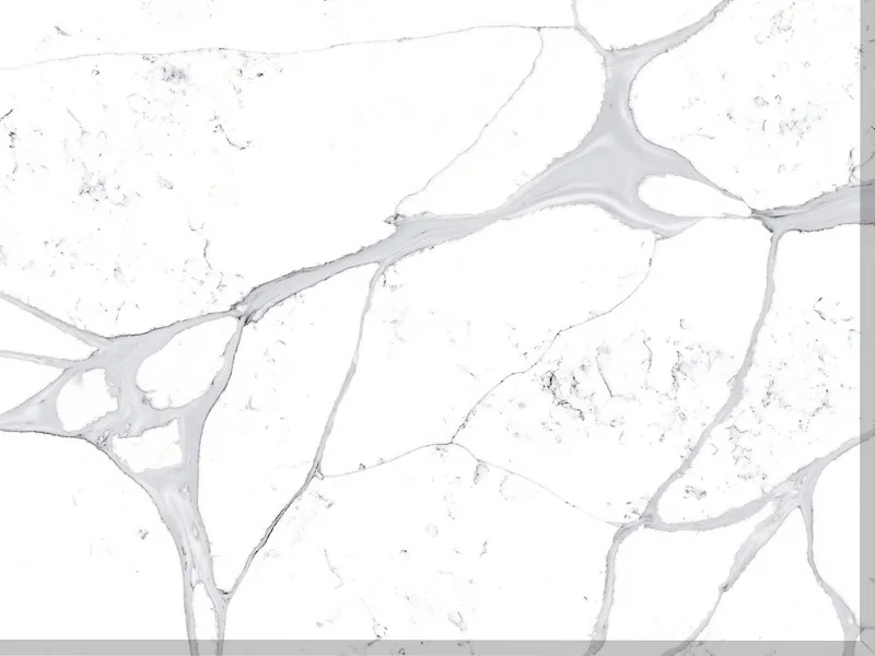 Factory Price calacatta white quartz stone artificial stone slab for kitchen countertop