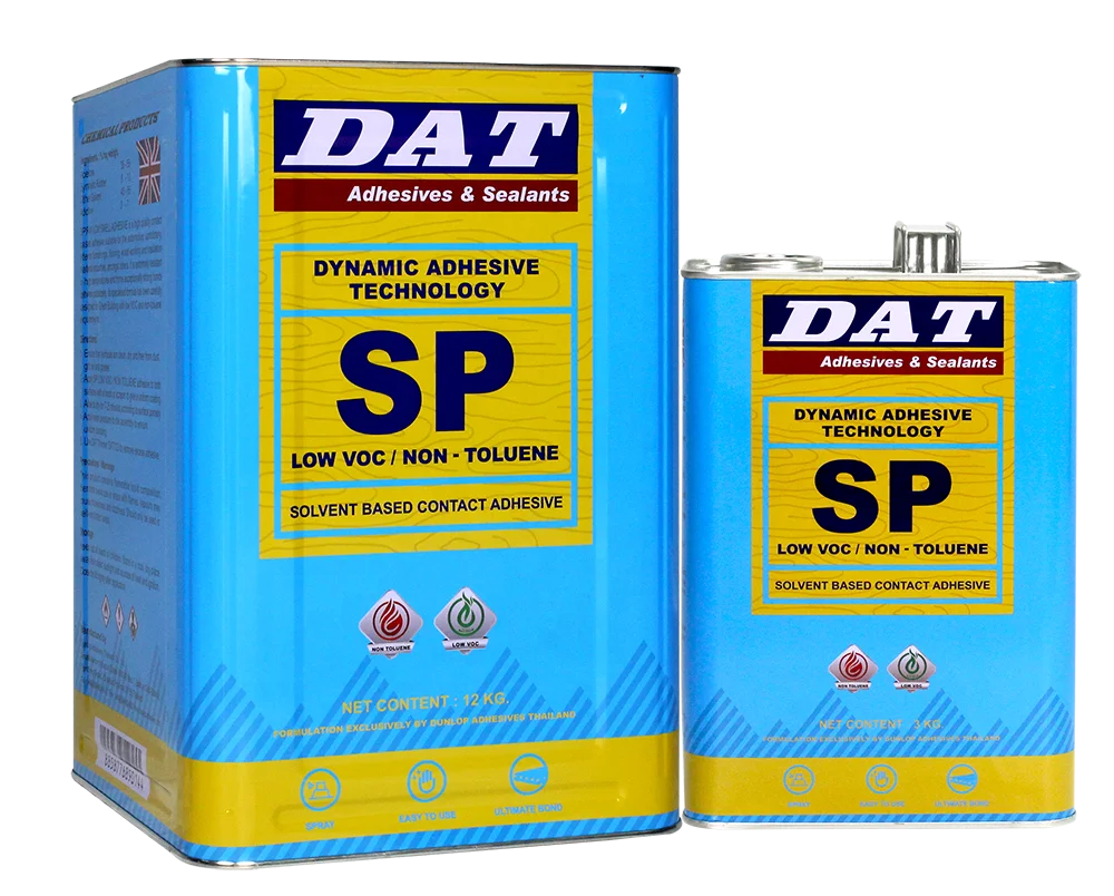 Dunlop DAT SP Low VOC Spray Contact Adhesive with Low MOQ Non Toluene Low Formaldehyde for Green Building
