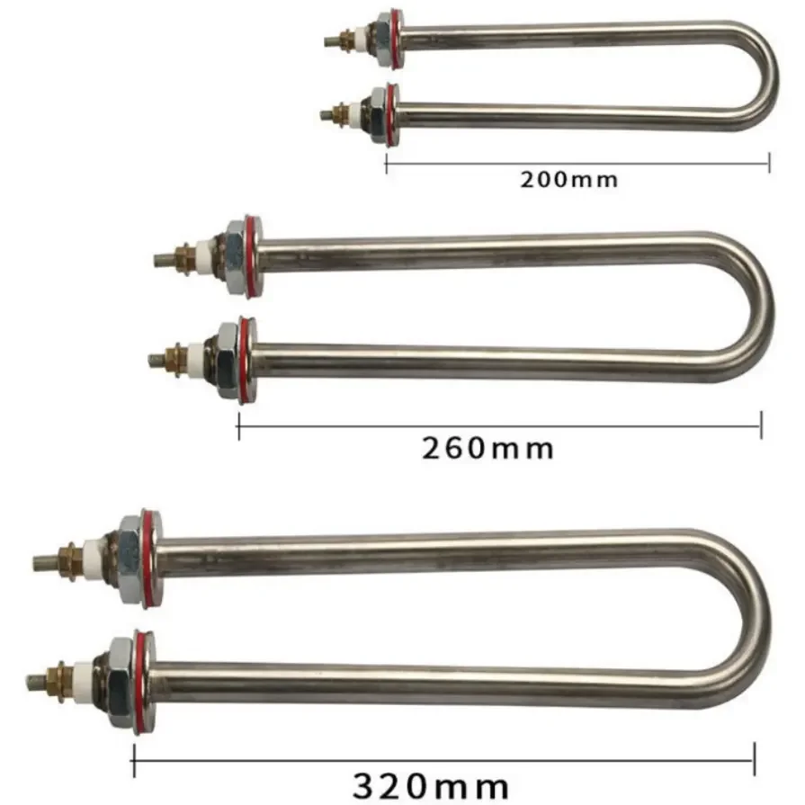 12V/24V/36V/48V/220V/380V or custom solar PV Water Immersion heater Electric tubular Heating Element