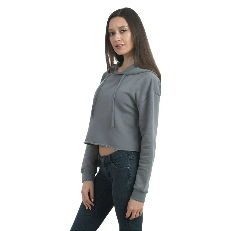 Hot sale products casual women Apparel High Quality Pullover Cotton Fleece Crop Top Hoodies breathable Women