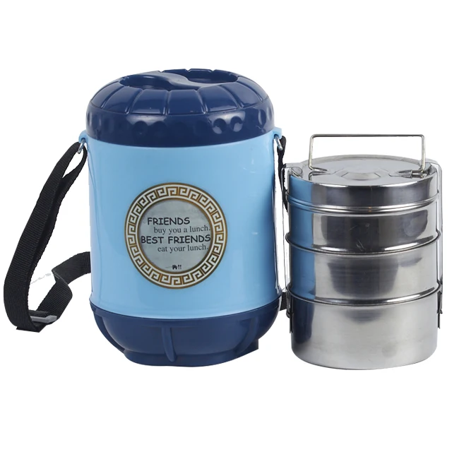 Carry Tiffin Lunch Carrier large(With 3 Steel Bowls)