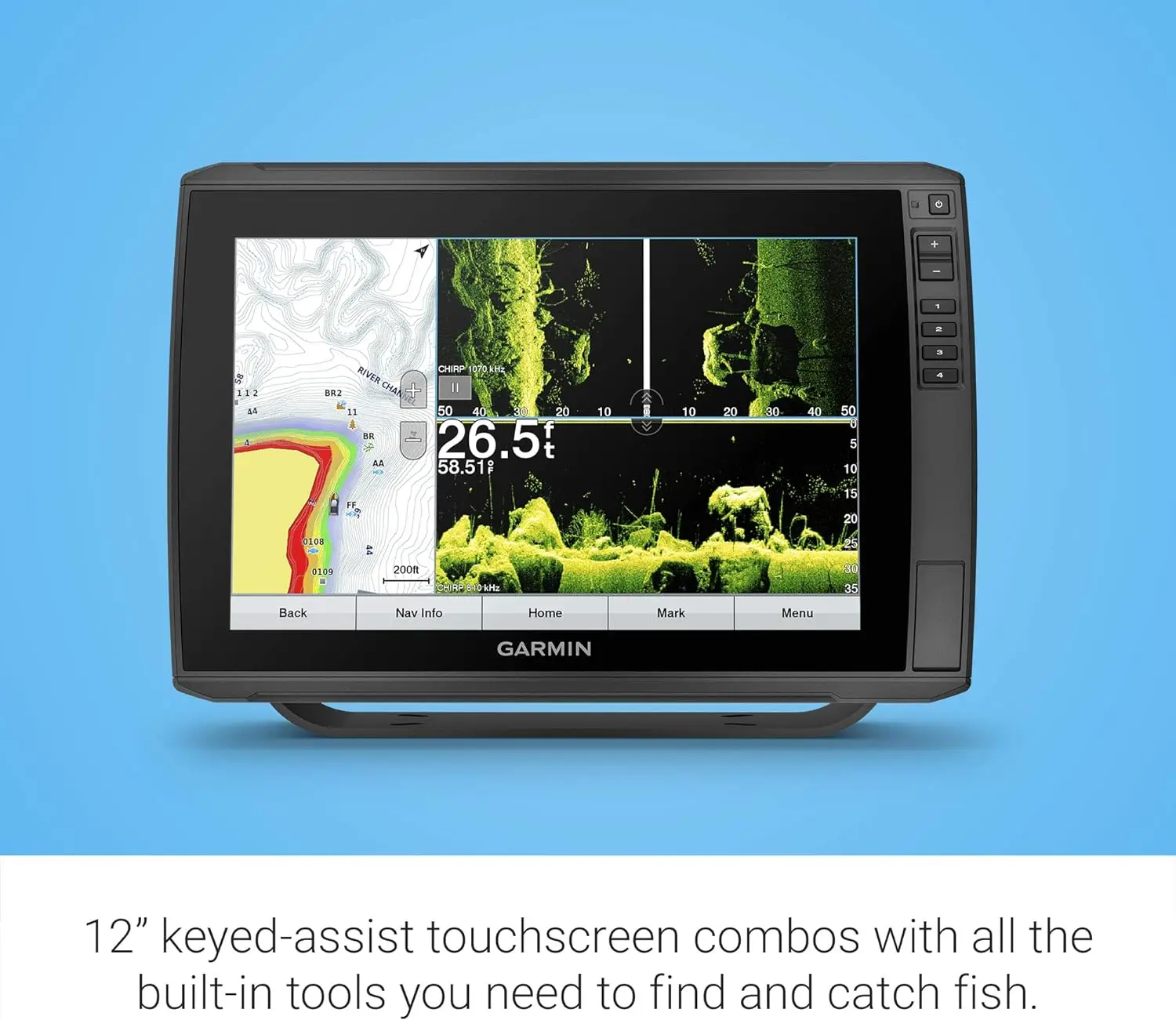 NEW ARRIVAL New Original ECHOMAP 126sv with GT56UHD-TM Touchscreen Chartplotter/Fish Finder