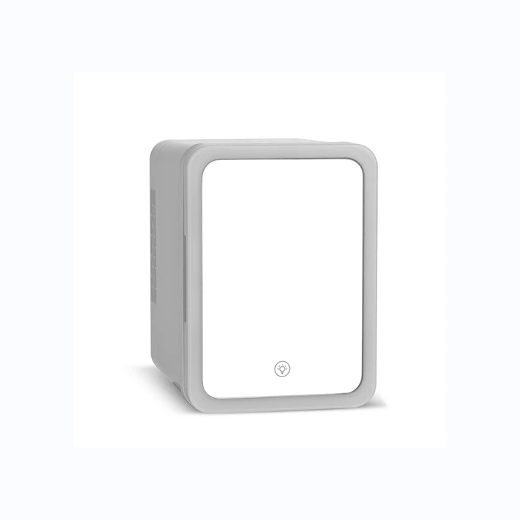 Refrigerador mini  6L 8L 10L AC/DC Custom portable beauty led mirror door small cosmetic mini skincare fridge