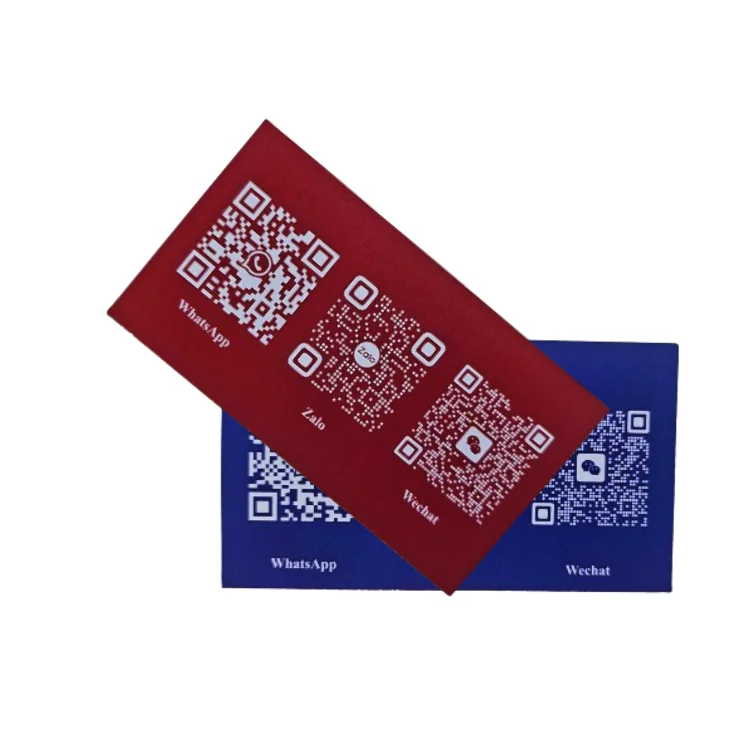 Business Card Fast Delivery Offset Printing Qr Code Scan Eco-Friendly Custom Designs From Vietnam Manufacturer