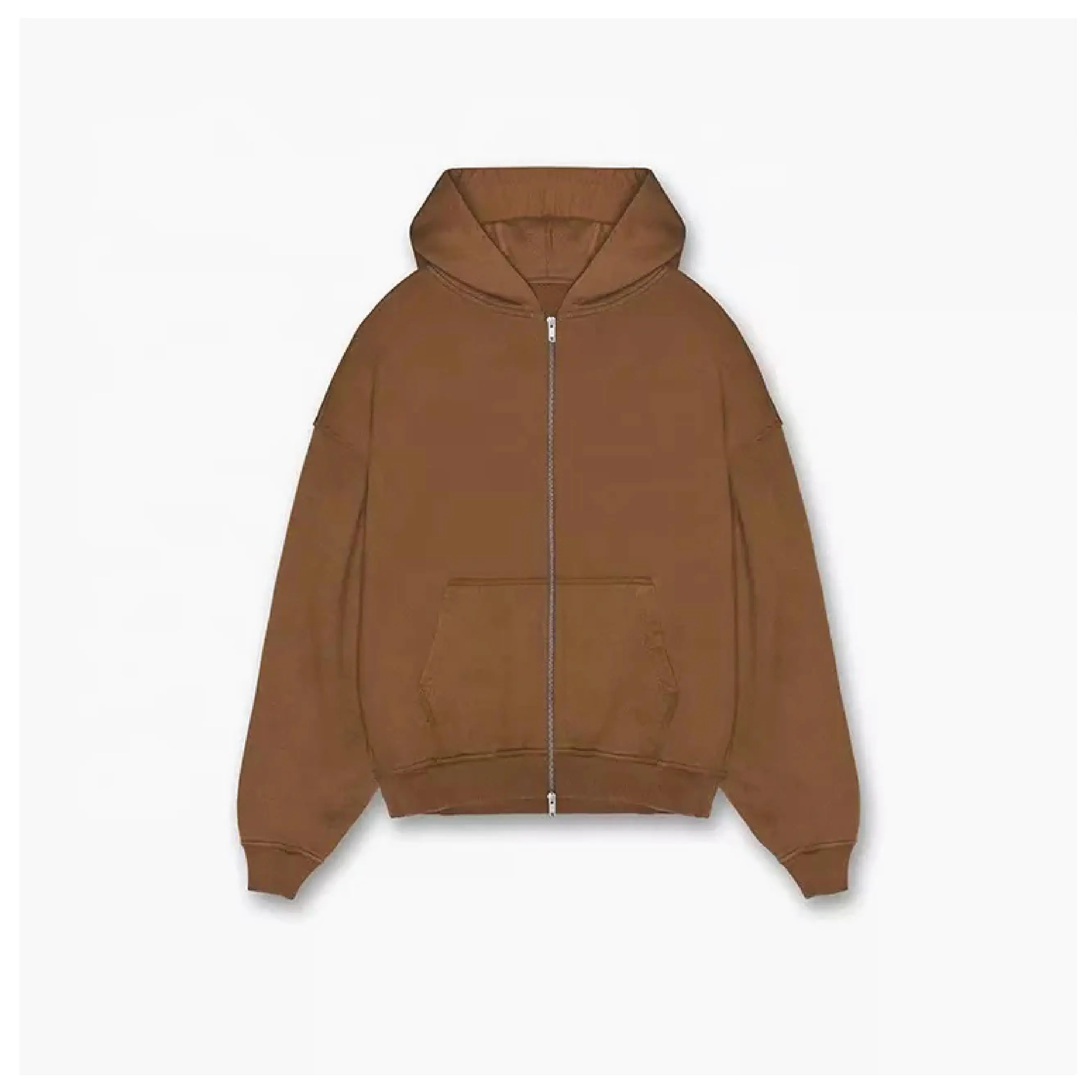 Custom logo Winter Men Hoddies zipper hoodies plain with pocket