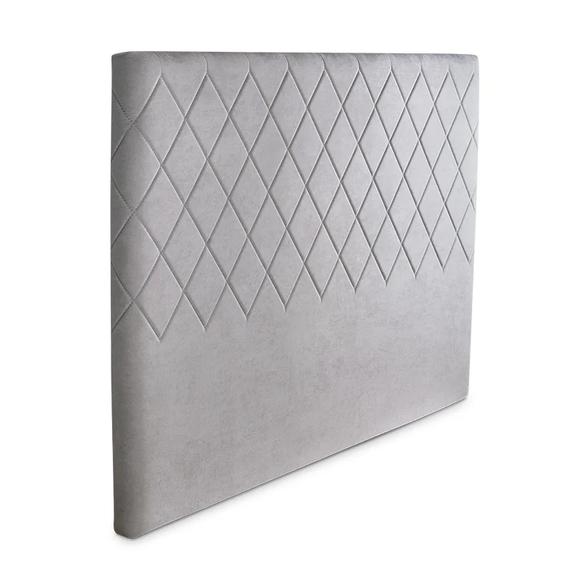 Buen Sueno Modern Geometric Diamond Pattern Headboard NINA Premium Quality Upholstered Bedroom Furniture Soft High Quality