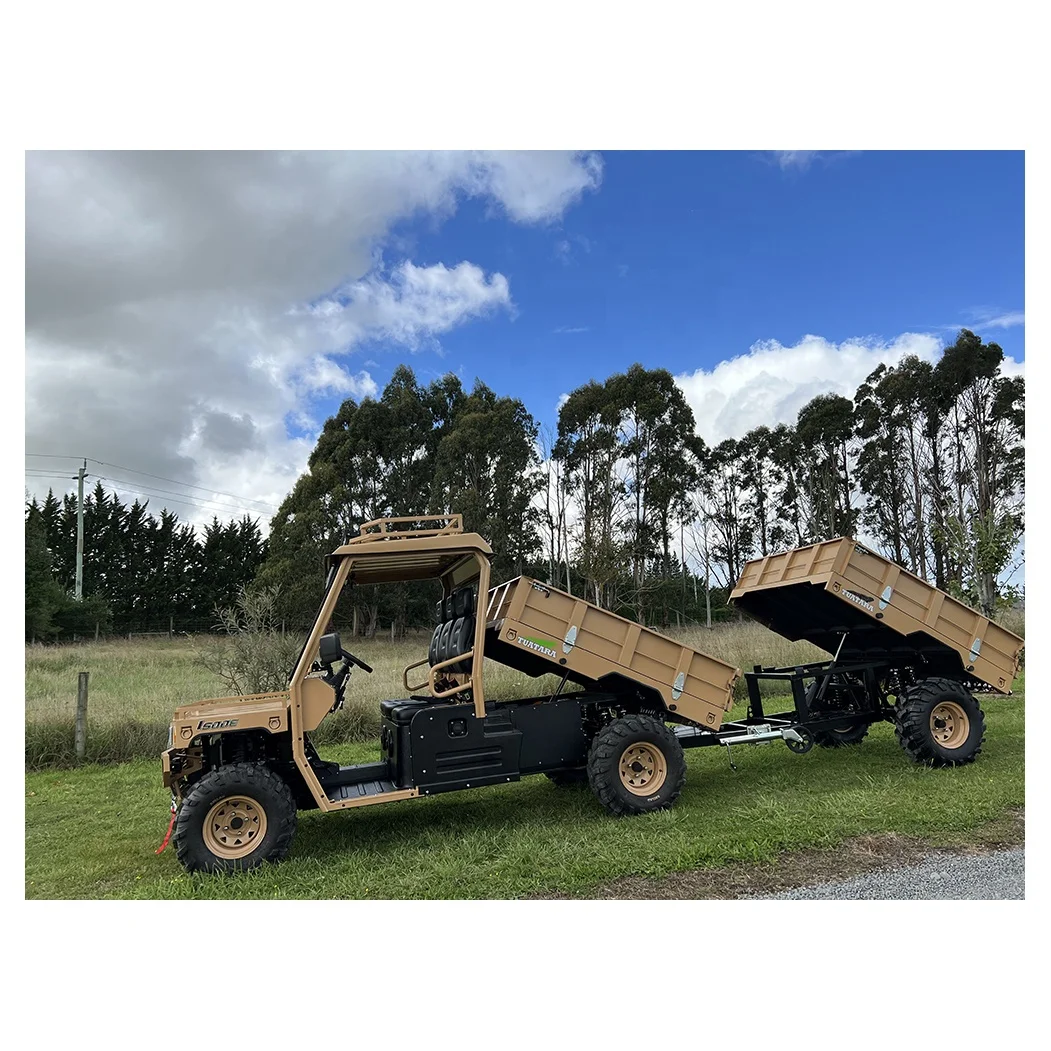 Farming Vehicles Garden 4x4 Quad Fram Trailer Atv Quad With Dual Shock Absorbers