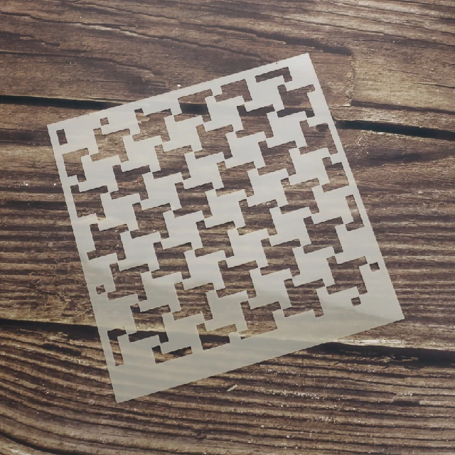 Reusable durable eco friendly plastic PET allover stencil