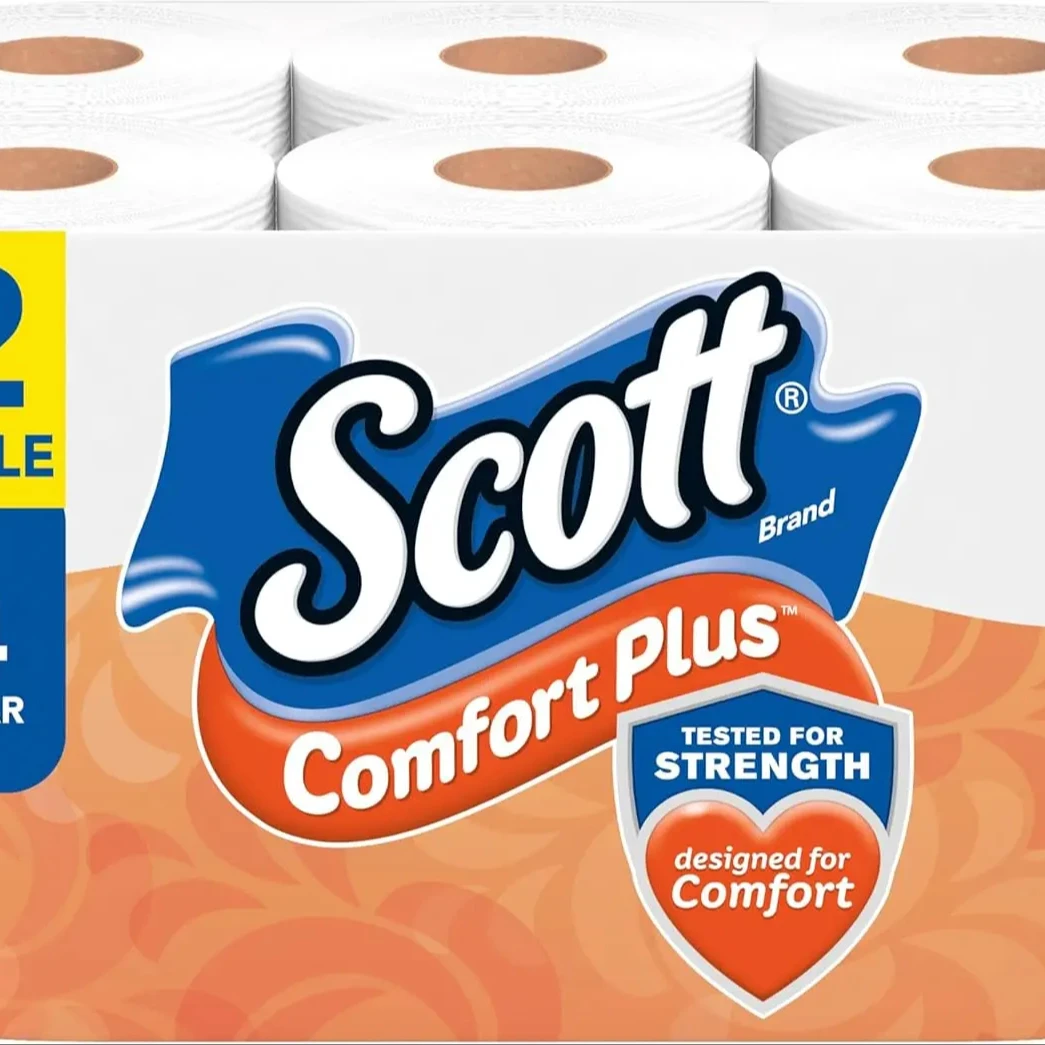 WWholesale Supply of Scott Clean Toilet Paper 32 Rolls Septic Safe 8 Count (Pack of 4) Factory Sealed Ready To Ship