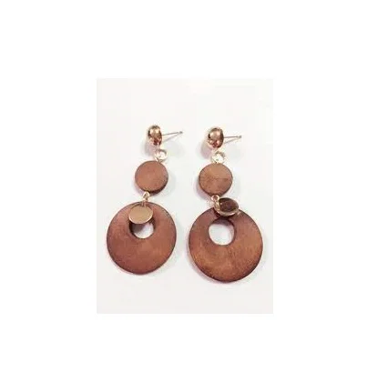 Fashion Wooden jewelry earring set for customized size cheap price and handmade use for hot sale product