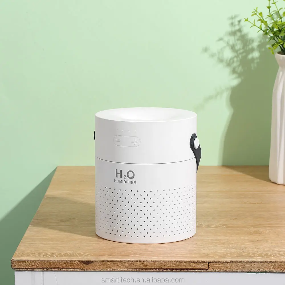 Smart Appliances 1.1L Water Tank Capacity Humidifier with 4000mAh Battery Portable Power Bank Dual Mist Ultrasonic Humidifier