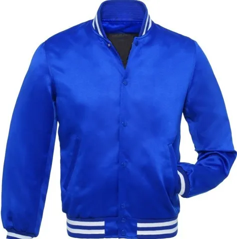 custom new style Satin Bomber Versity Jacket Custom embroidery Silk Versity Baseball Jacket Pakistan