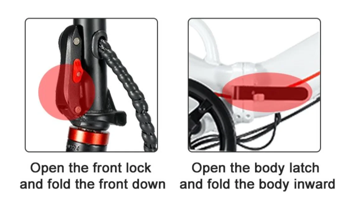 DOKMA 14 inch BV5 Mini bike OEM  folding electric bicycle Factory wholesale direct sales electric bike