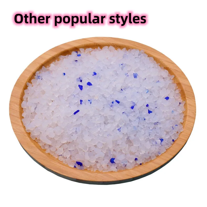 Manufacturers spot silicone cat litter can be customized fragrance deodorization dust-free packaging crystal cat litter